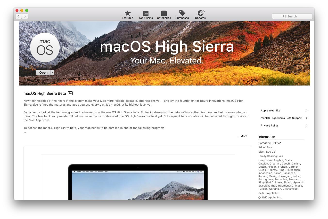 Mac High Sierra Full Installer Download